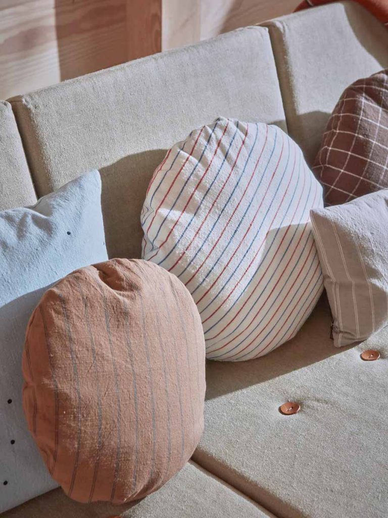 Kyoto Dot kussensloop vierkant blauw