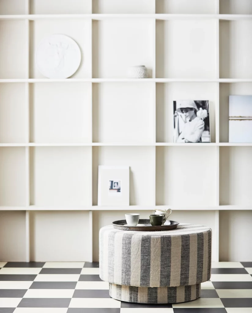 Nordal Ladoga poef beige